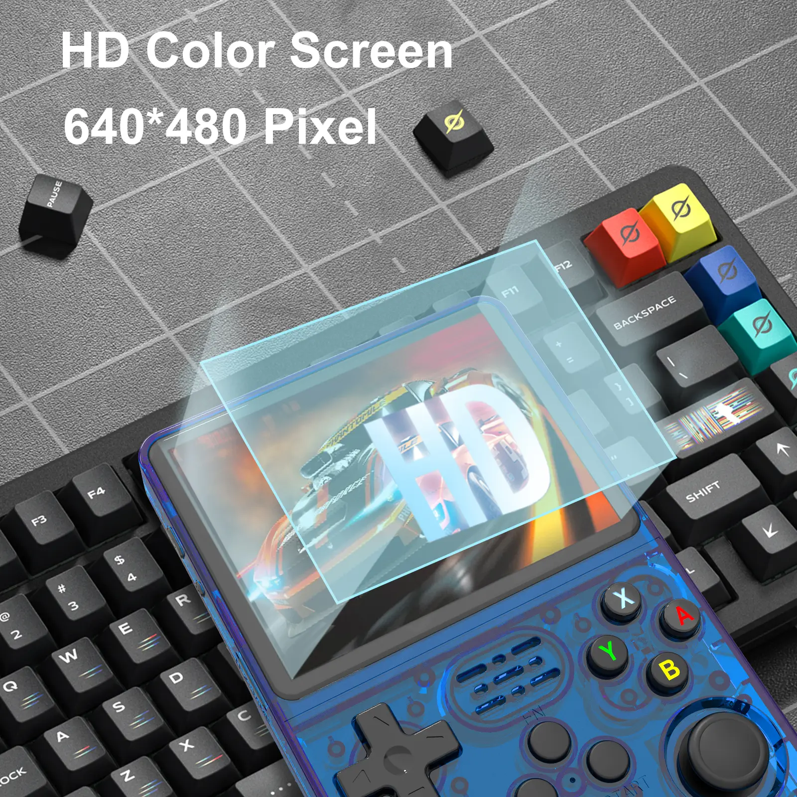 R36S Open Source K36 Handheld Game Console 3.5Inch IPS Screen Built in 16000 Games Supports online doubles For PS1/PSP/DC