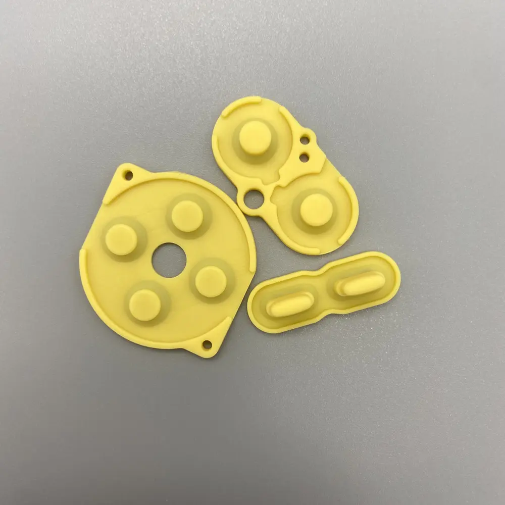 Color high quality game accessory rubber pads button silicon pads for Gameboy Color GBC