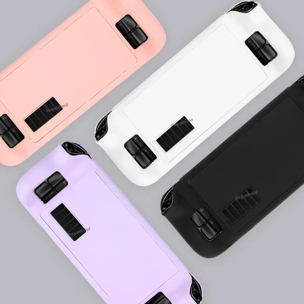 NEW 4 Colors For Steam Deck Game Console Soft Protective Shell for Steam Deck TPU Case Silicone Shockproof Anti-drop Back Cover