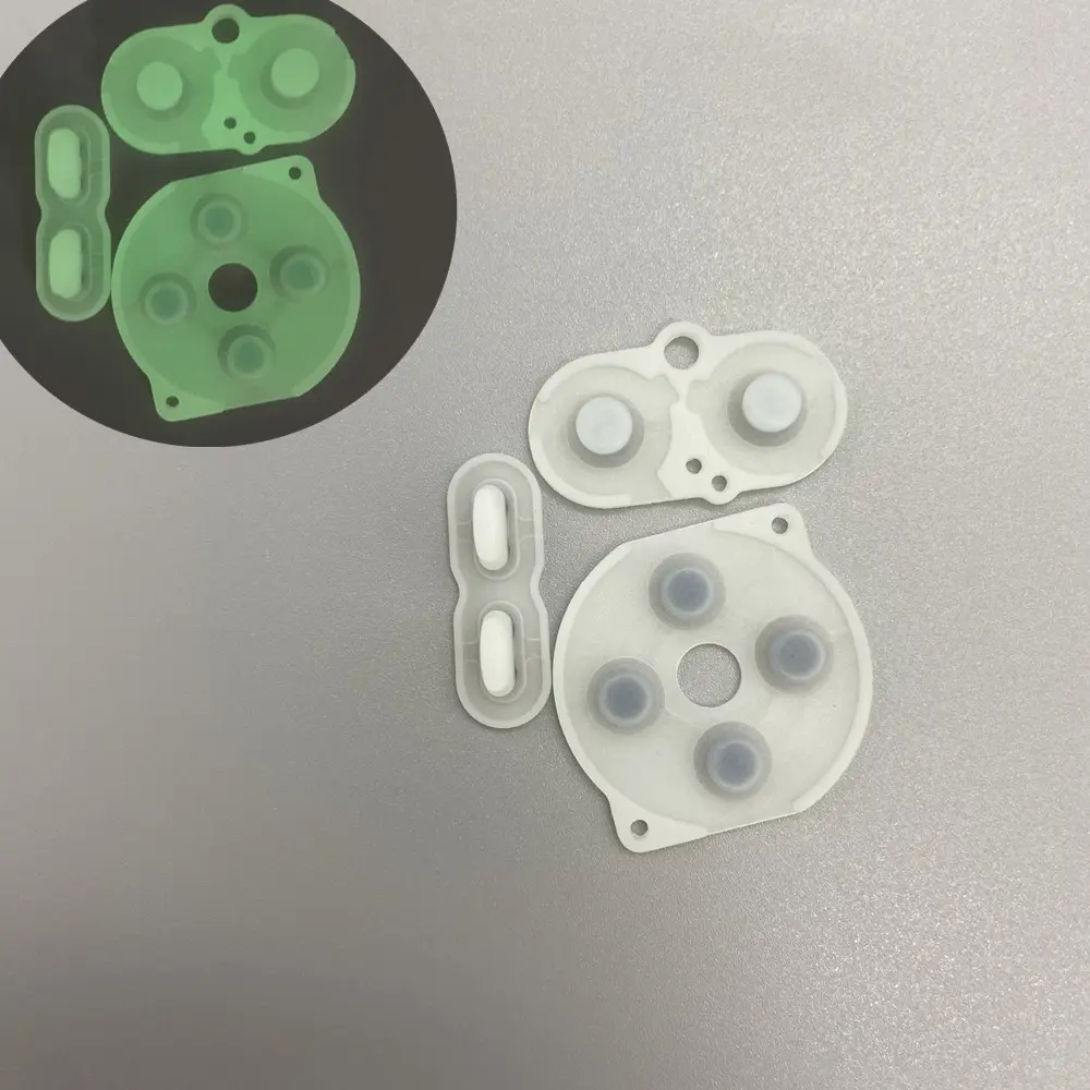Color high quality game accessory rubber pads button silicon pads for Gameboy Color GBC