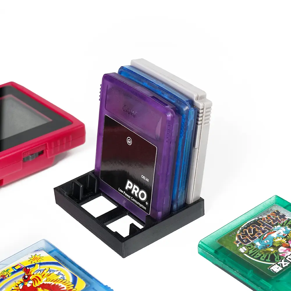 Game Cassette Storage Box Game Card Box Holder GB GBC GBA Bracket Game Box 3D Print Display Stand For GB/GBC/GBA Game Card