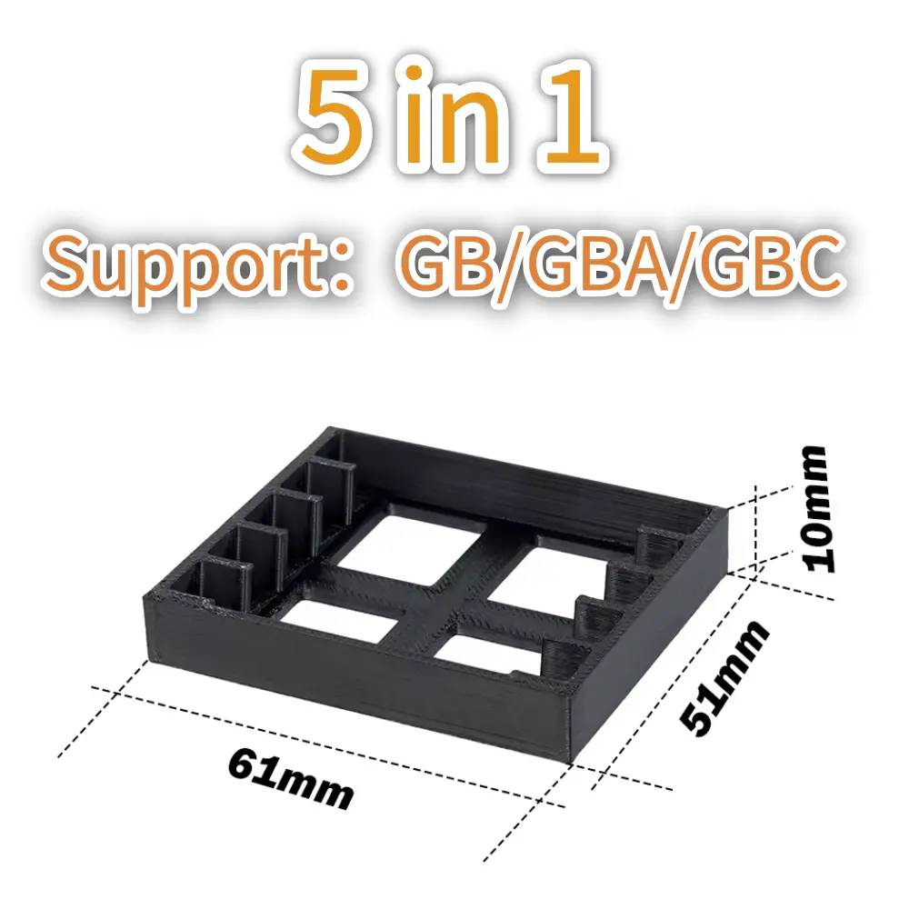 Game Cassette Storage Box Game Card Box Holder GB GBC GBA Bracket Game Box 3D Print Display Stand For GB/GBC/GBA Game Card