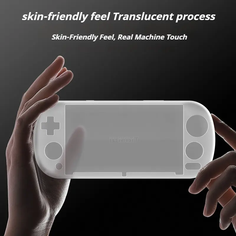 For Trimui Smart Pro Full Fit Protective Case Anti-fall Anti-scratch Anti-slipTPU Soft Skin Shell Cover Game Console Accessories