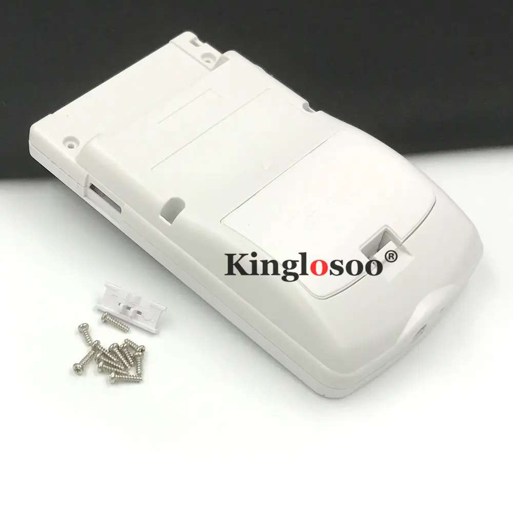 Full white housing shell case for Nintendo Game Boy Color GBC game console shells glass screen lens