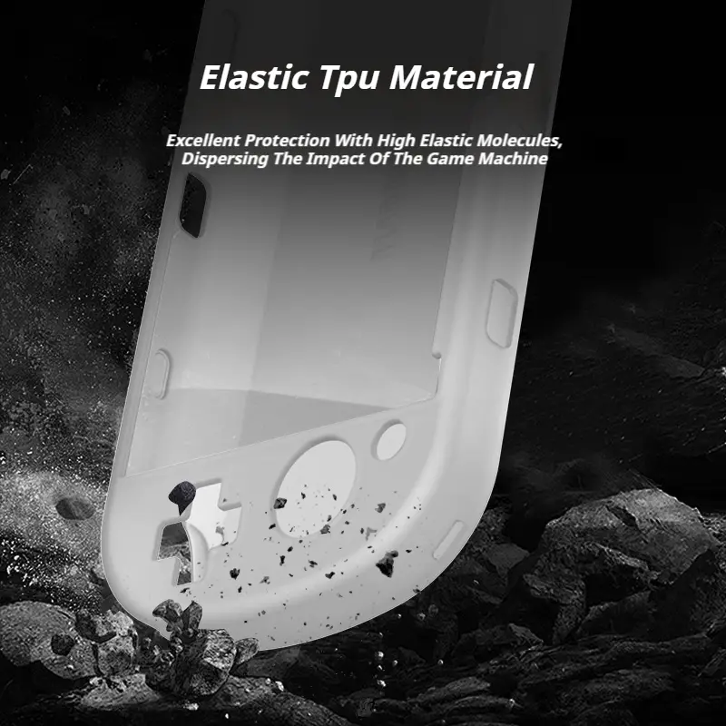 For Trimui Smart Pro Full Fit Protective Case Anti-fall Anti-scratch Anti-slipTPU Soft Skin Shell Cover Game Console Accessories