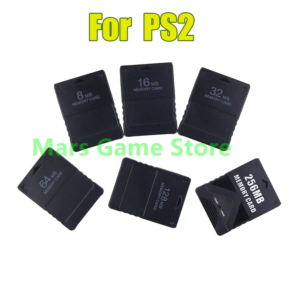 1PC For PS2 Memory Card Expansion 8MB 16MB 32MB 64MB 128MB 256MB Memory Card For PlayStation2 Store the Game Progress Save Game