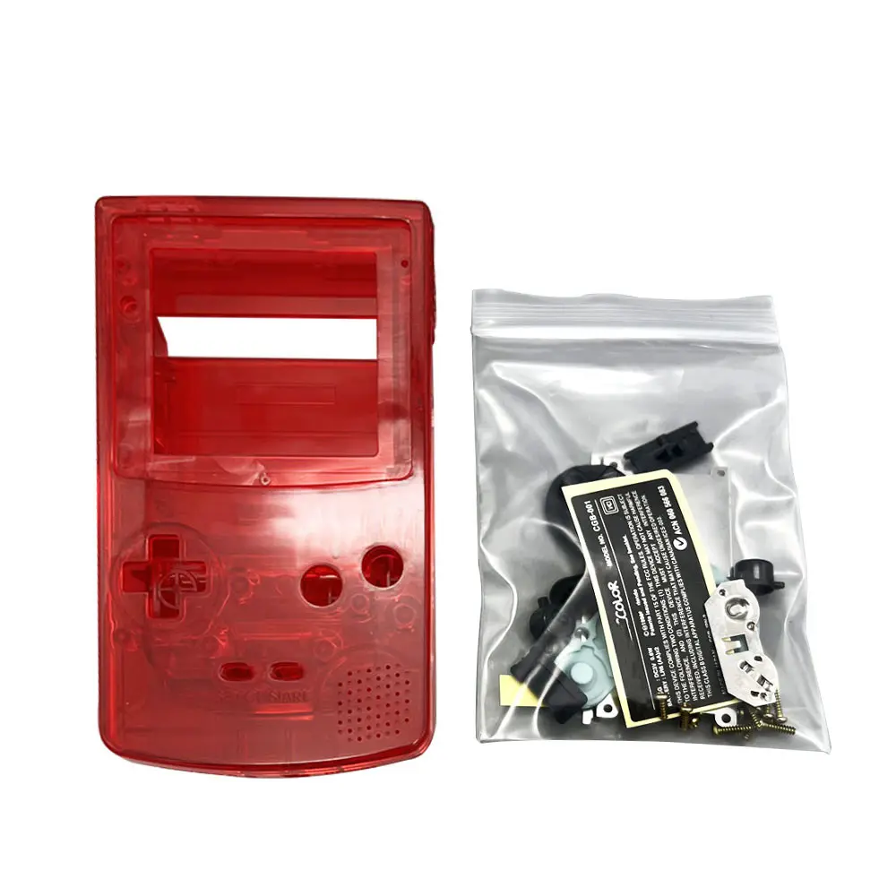 Brand New Housing Shell Without Glass Screen Lens Game Console Accessories For Gameboy Color GBC IPS LCD And Original Screen