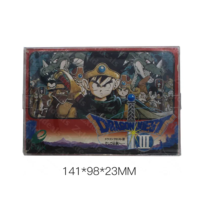 Box Protector For Famicom For Nintendo Games CIB Custom Made Clear Plastic Case