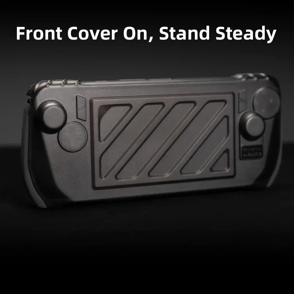 Skull & Co. Hard Shell Front Cover Portable Protective Case for ROG Ally X StandGrip GripCase Game Accessories