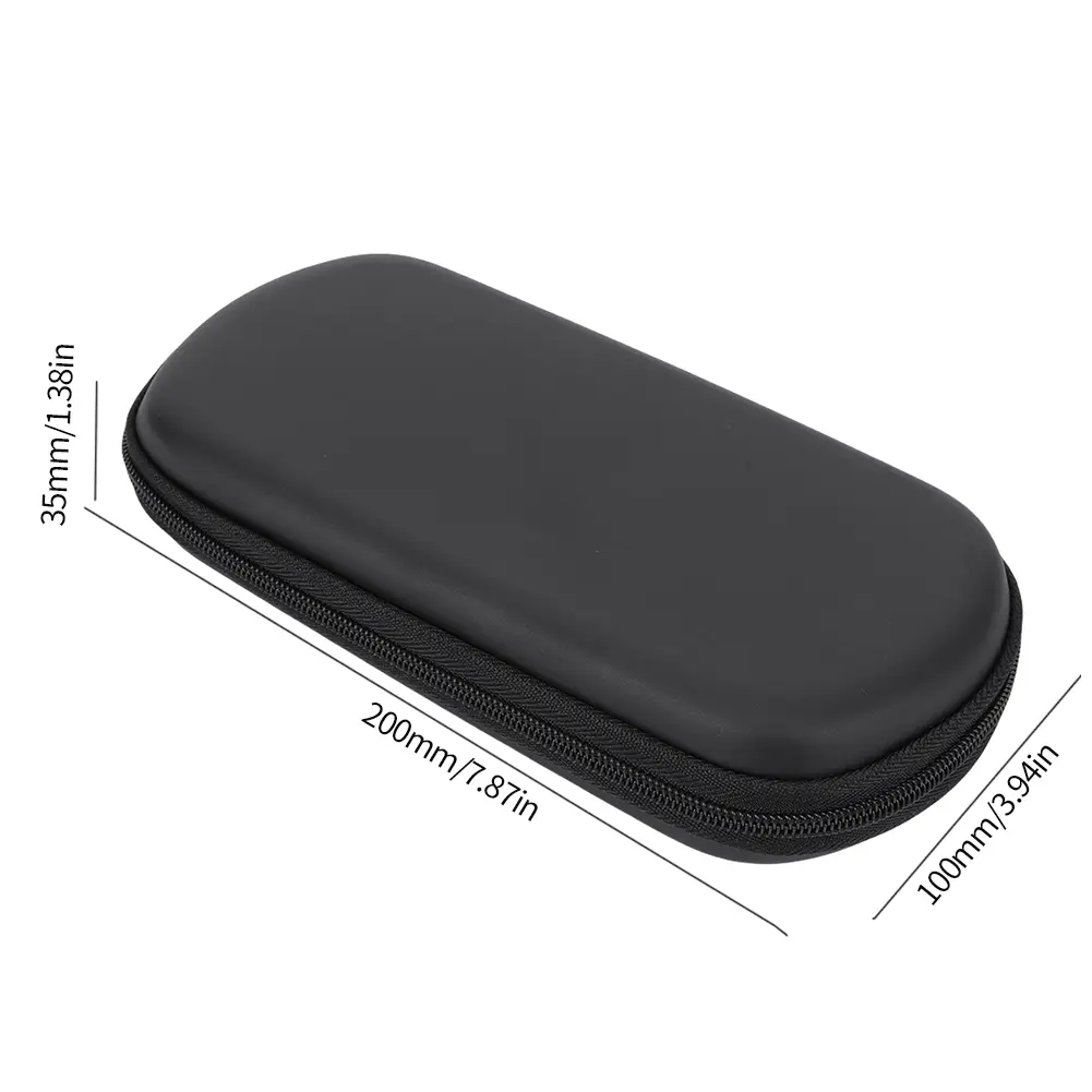 Handheld Game Console Case with Tempered Glass Film Portable Hard Travel EVA Case Waterproof Shockproof for Trimui Smart Pro