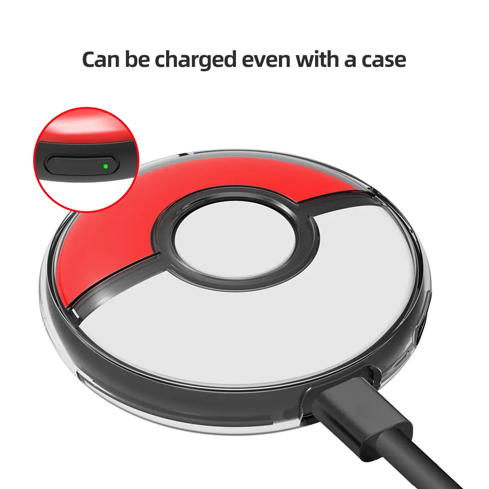 New Transparent Carrying Case Anti-Scratch Cover Protective Shell with Strap Dustproof for Pokemon GO Plus + Game Accessories