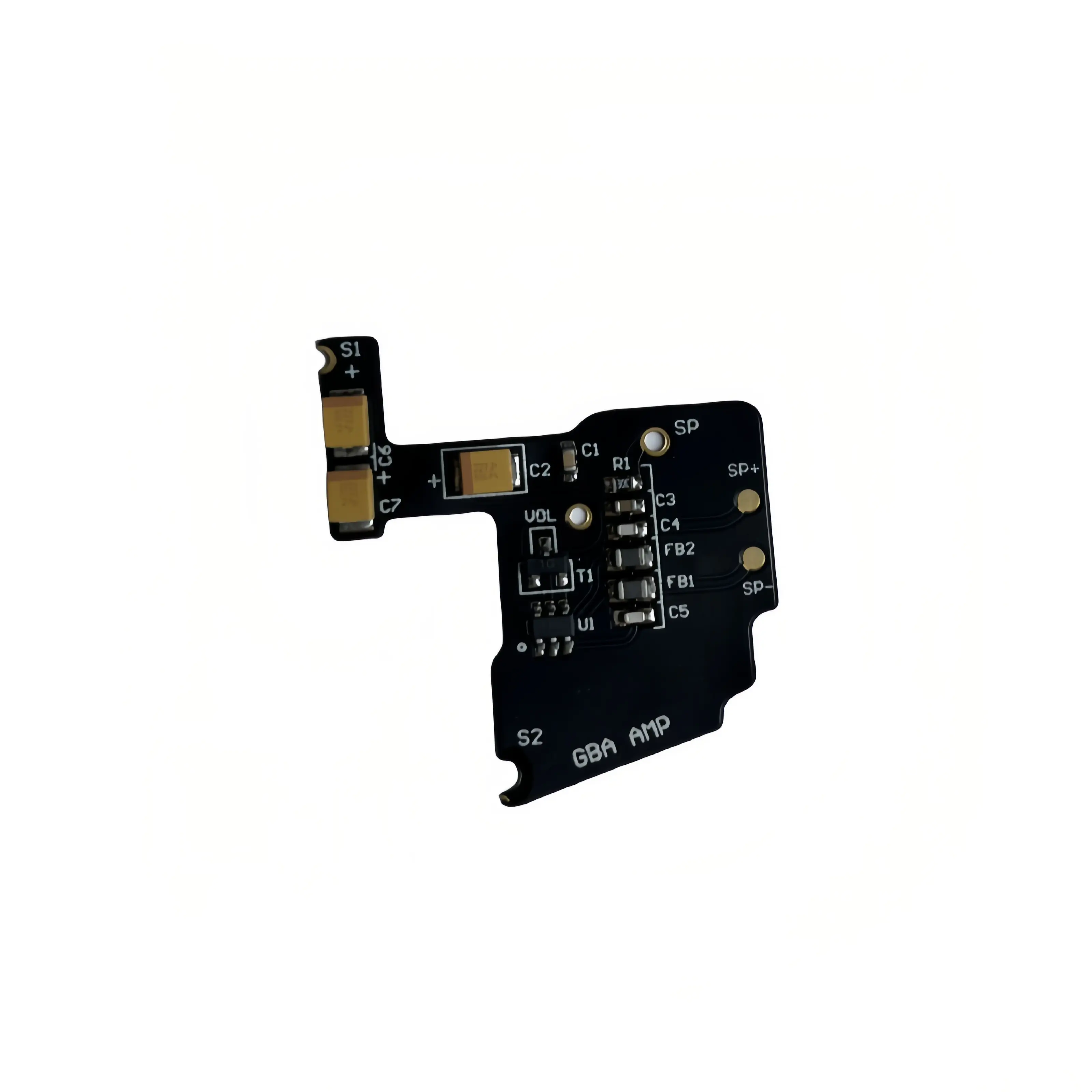 Audio Amplifier Board Sound Enhancer Flex Amp + Speaker (kit) Removing noise from GBA Gameboy Advance audio Retro game(NO Speake