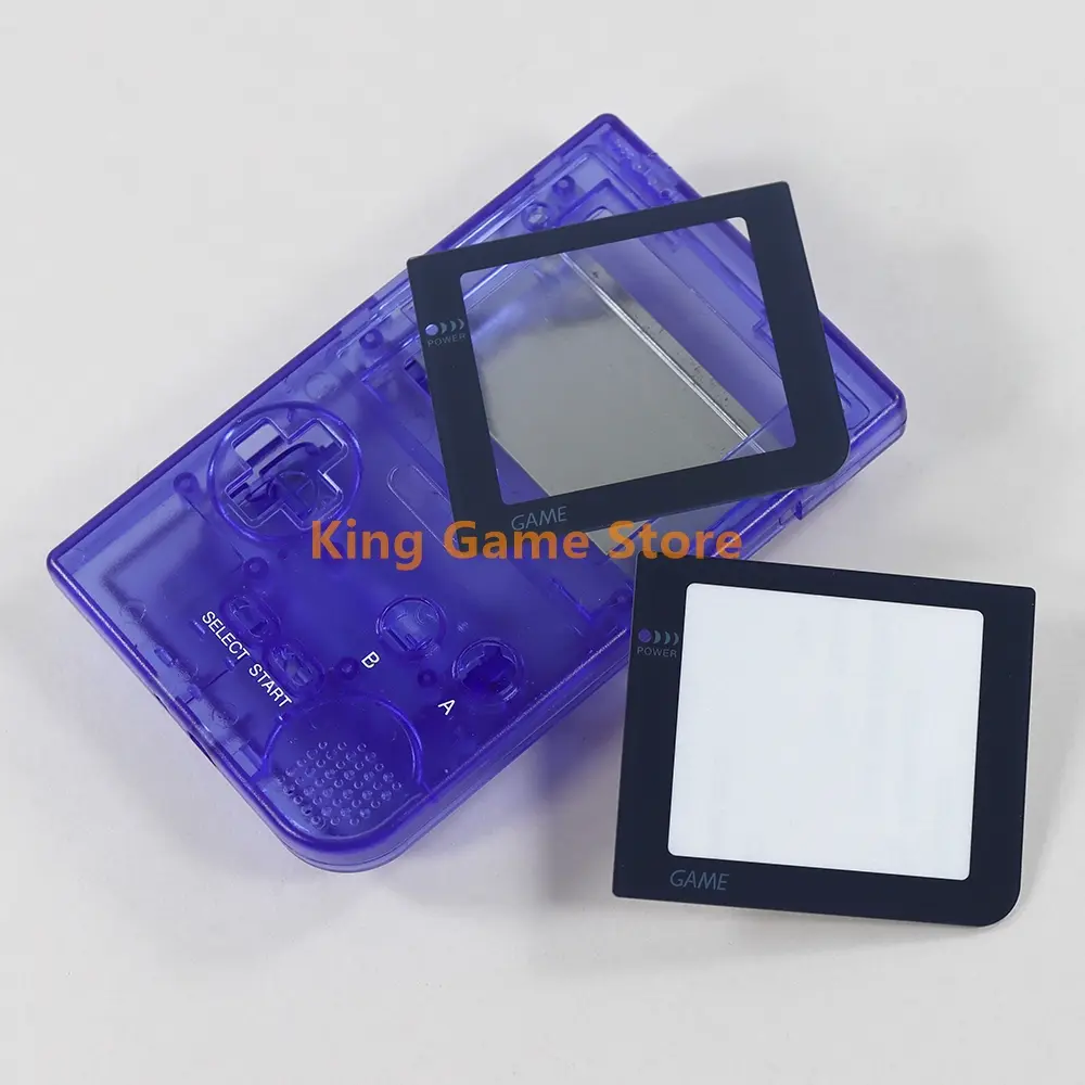 50pcs Plastic Mirror Black Protector Lens Screen Lens With Lamp Hole for GameBoy Pocket GBP Game Controller Without Lamp Hole