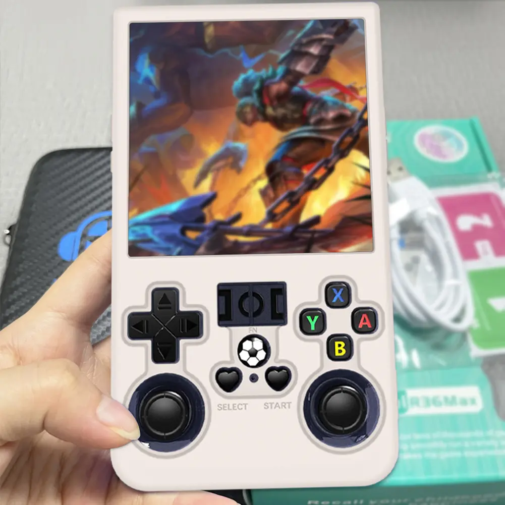 Silicone Case for R36MAX Console Shockproof Soft Shell with Lanyard Game Console Shell Game Console Accessories Game Accessories