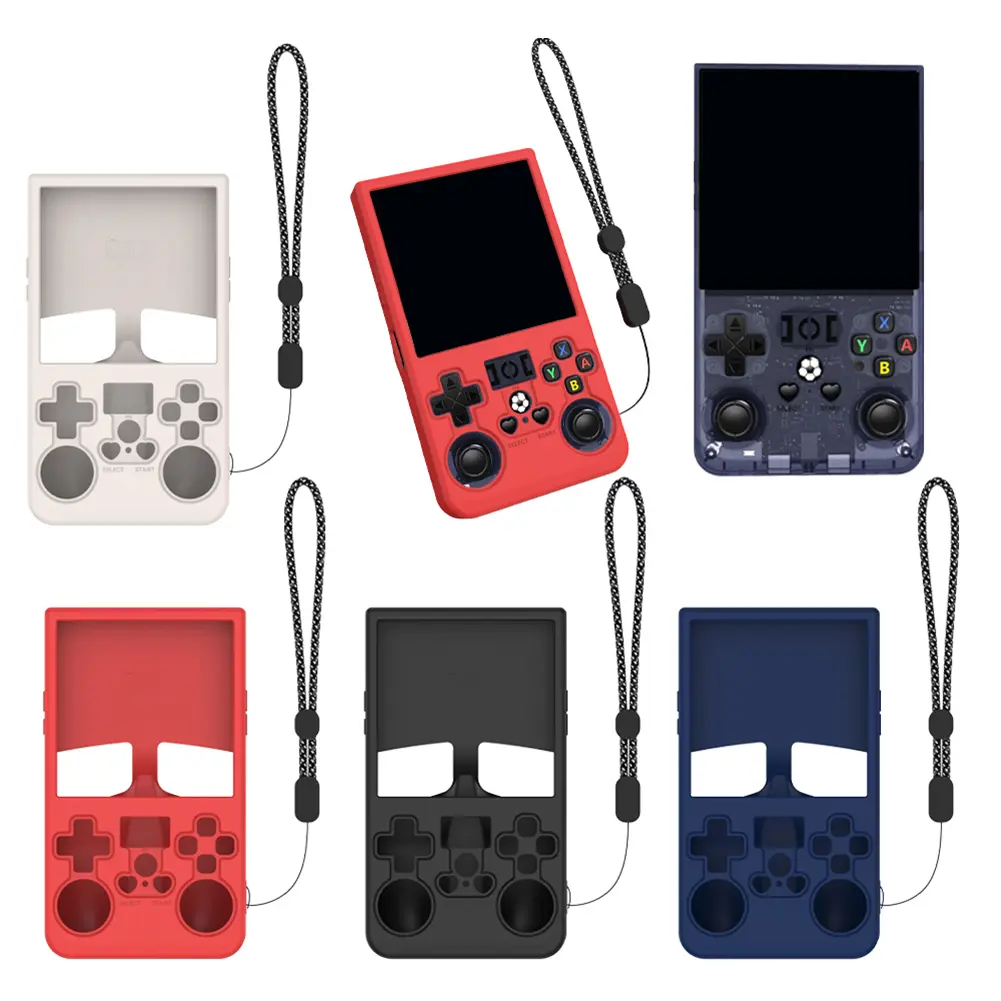 Silicone Case for R36MAX Console Shockproof Soft Shell with Lanyard Game Console Shell Game Console Accessories Game Accessories