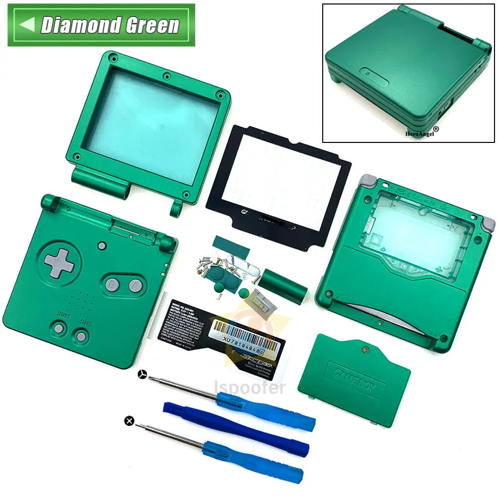 2019 Full Housing Shell replacement for Nintendo Gameboy Advance SP for GBA SP Game Console Cover Case