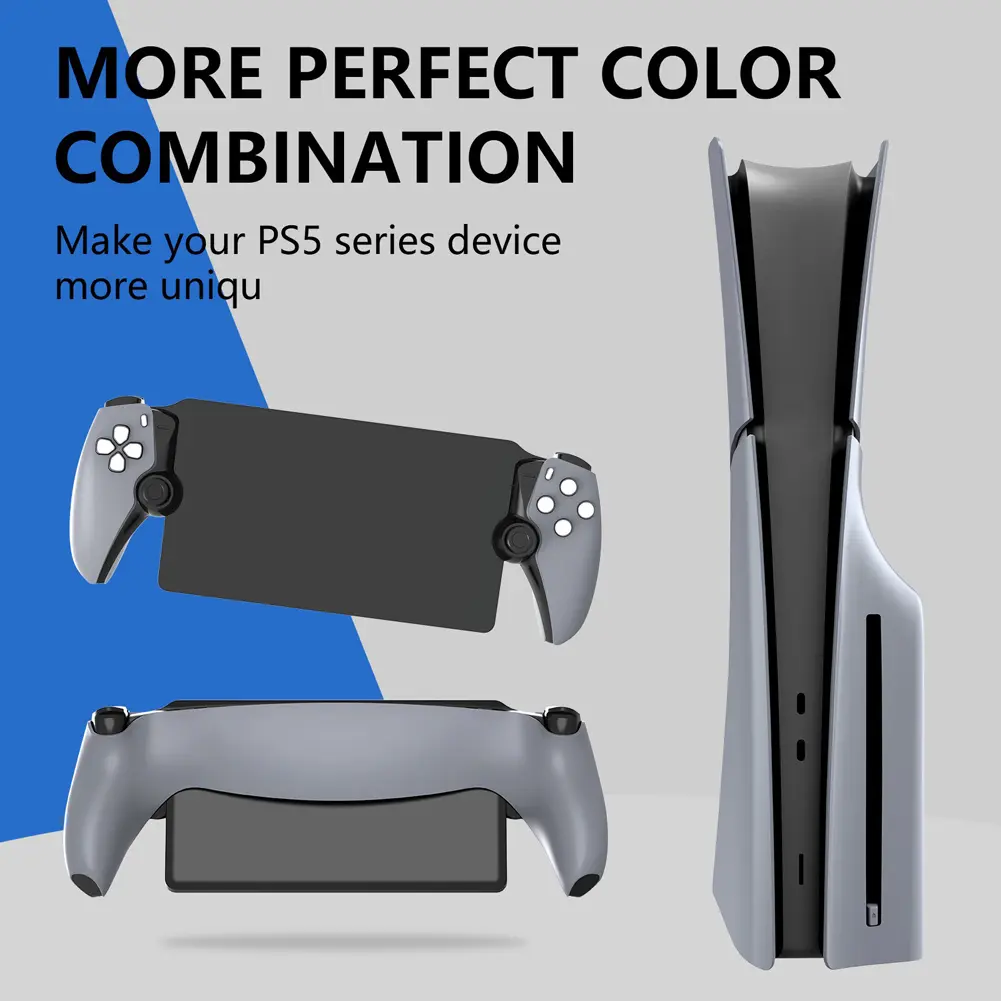 For PS5 Portal Console Protective Shell Faceplate Portable Handheld Game Console Replacement Hard Case Cover for Playstation 5