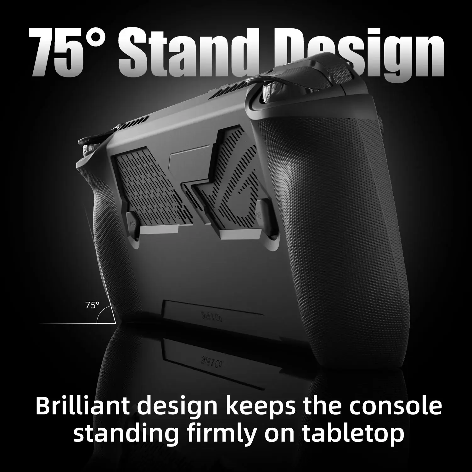 Skull & Co. Hard Shell Front Cover Bundle GripCase Portable Protective Case StandGrip for ROG Ally X Game Accessories
