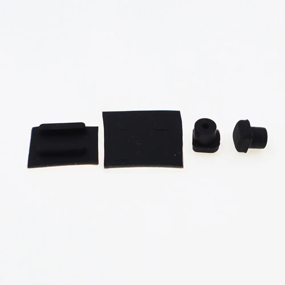 1set Rubber Screw Cap Cover Set For DS Lite For NDSL Game Consol Screw Feet Rubber Pad Replacement