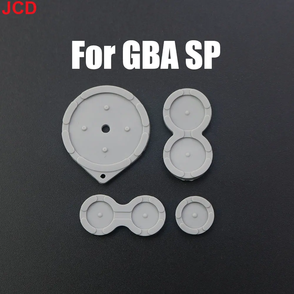 JCD 1 Set Rubber Conductive Buttons For Game Boy Classic GB GBA GBC  GBP GBA SP GBM Silicone pad Keypad A-B D-pad button