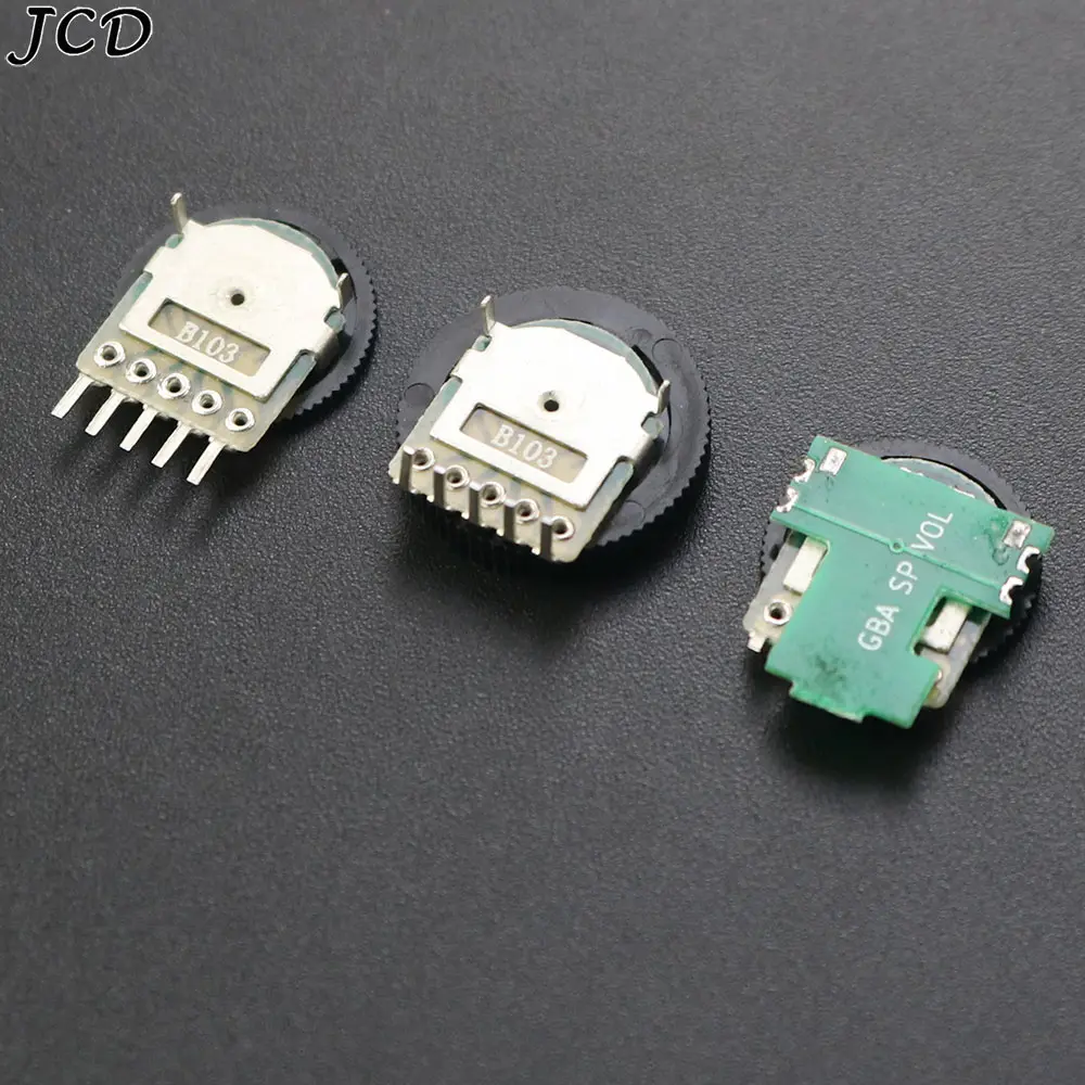 JCD 5PCS Replacement Volume Switch For Game Boy GB GBA GBC GBA SP Motherboard Potentiometer