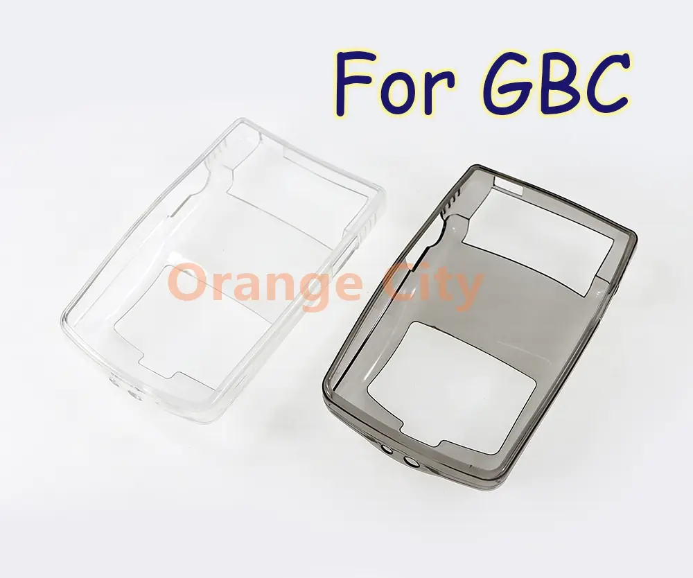 1PC TPU Clear Protective Case Cover Shell For GBC For GB For GBP Transparent TPU Cover Relpacement Game Console