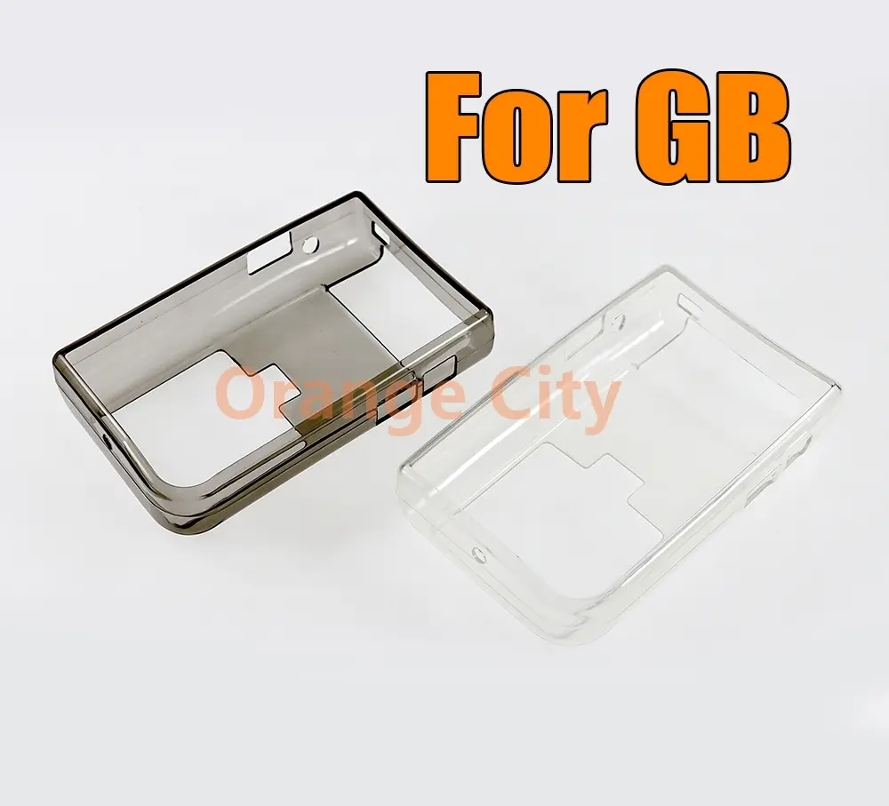 1PC TPU Clear Protective Case Cover Shell For GBC For GB For GBP Transparent TPU Cover Relpacement Game Console