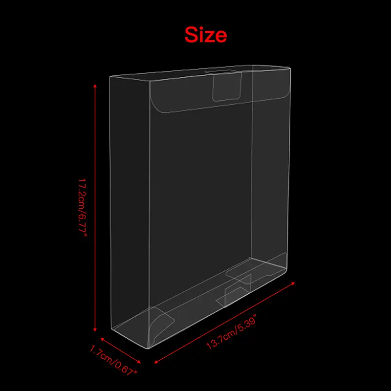 10pcs Box Protector Sleeve PS4 PS5 Blueray XBONE PS3 Game Clear Plastic Protection Box Display Case