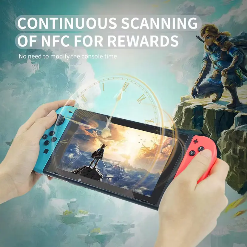 For Amiibo Pixl Emulator Simulator NFC Replacement Emulator Bluetooth-Compatible Game Emulator for Switch NS Game Accessory