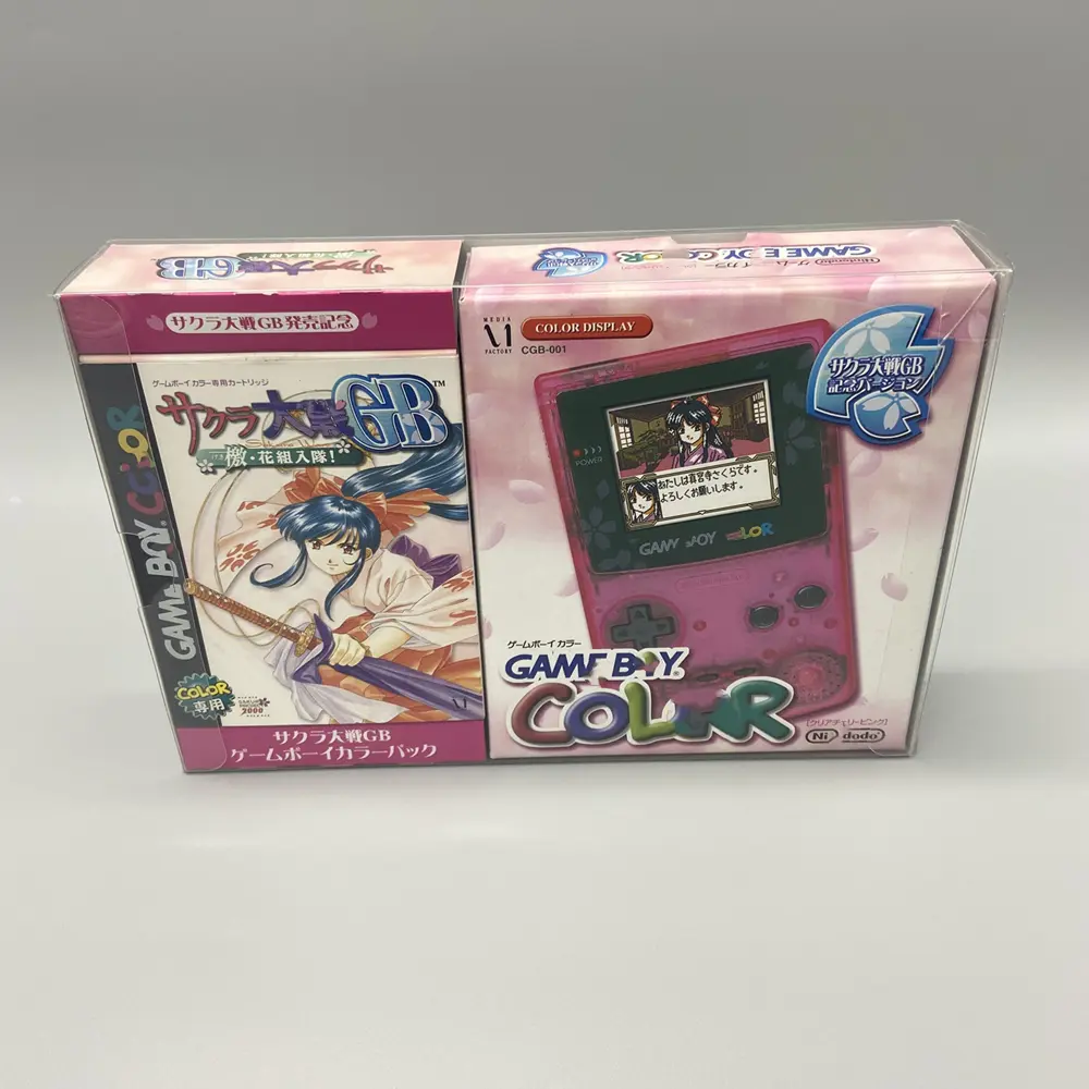 Transparent Box Protector For Nintendo Game Boy Color/Sakura Wars Collect Boxes TEP Storage Game Shell Clear Display Case