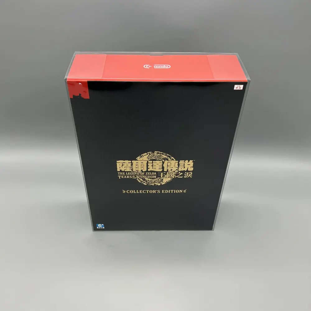 Transparent Box Protector For The Legend of Zelda: Tears of the Kingdom Collect Boxes TEP Storage Game Shell Clear Display Case