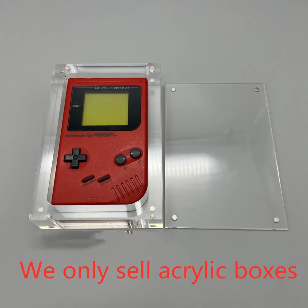Acrylic Box Protector For Game Boy Console Transparent Collect Boxes For Nintendo Gb Shell Clear Display Case