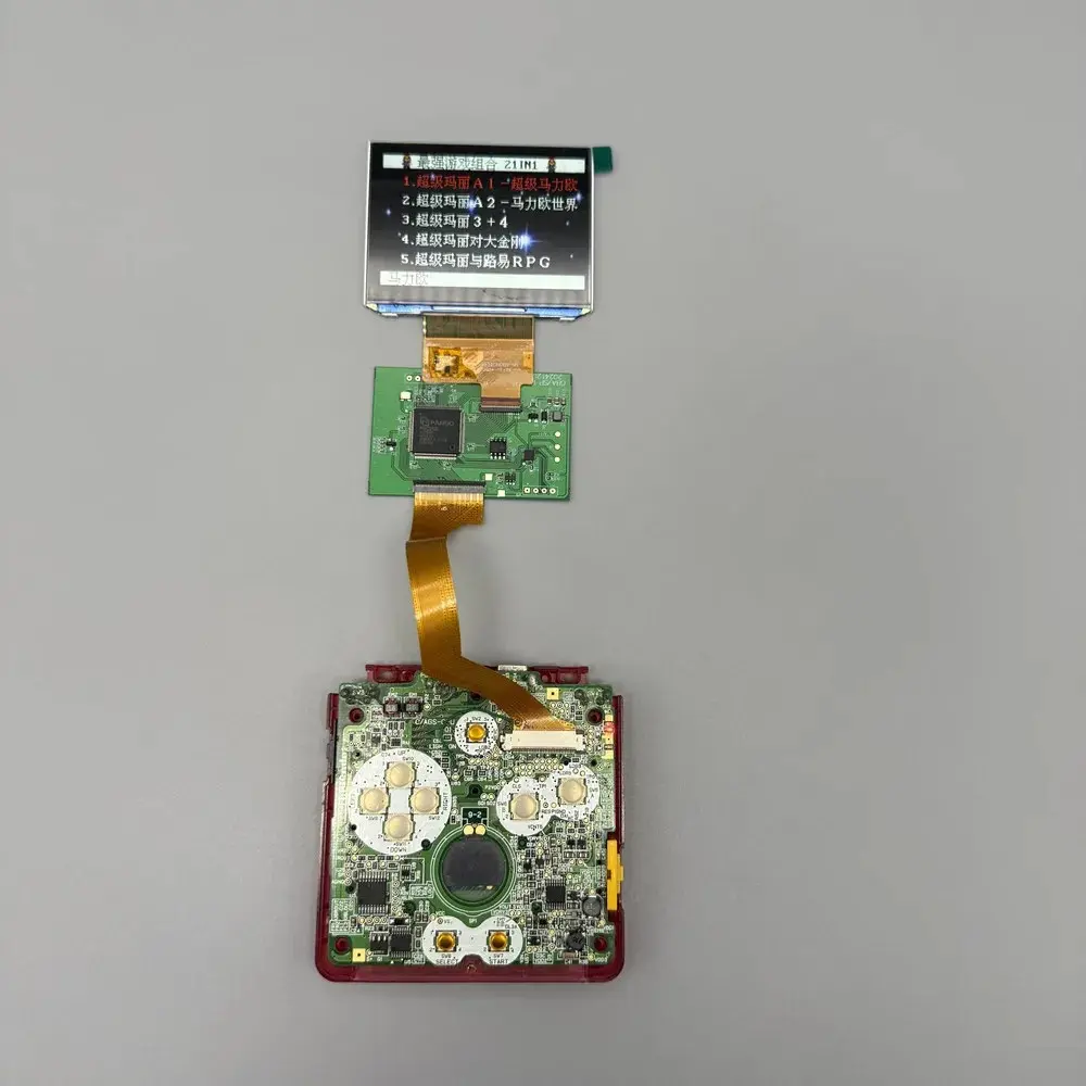 2025 3.0 GBASP IPS LCD And New Shell For GBASP/Nintendo GAME BOY ADVANCE SP/Support Pixel Display. No Need To Cut The Shell.