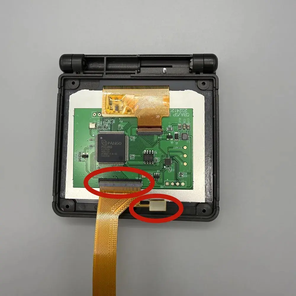 2025 3.0 GBASP IPS LCD And New Shell For GBASP/Nintendo GAME BOY ADVANCE SP/Support Pixel Display. No Need To Cut The Shell.