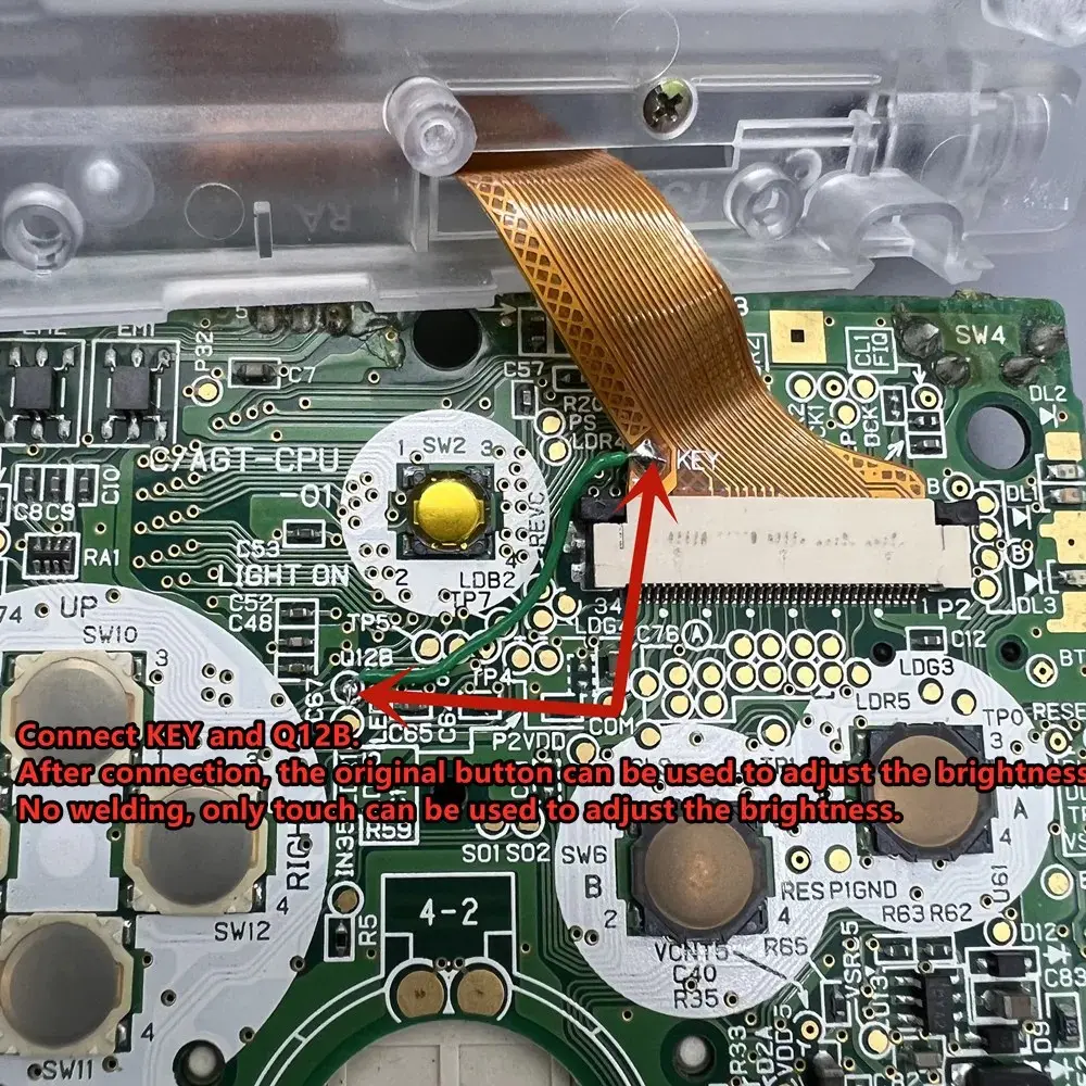 2025 3.0 GBASP IPS LCD And New Shell For GBASP/Nintendo GAME BOY ADVANCE SP/Support Pixel Display. No Need To Cut The Shell.