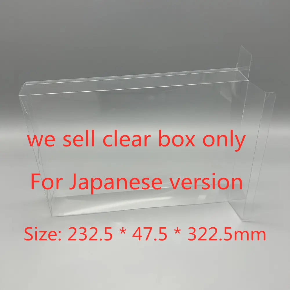 Transparent Box Protector For Nintendo Switch/NS/Fire Emblem Engage/JPN Collect Boxes TEP Storage Game Shell Clear Display Case