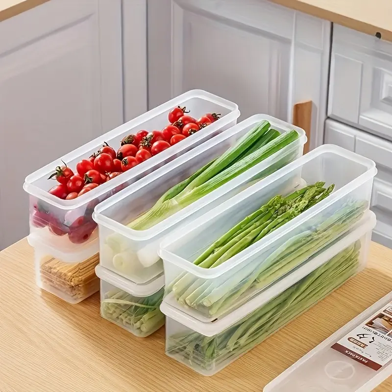Kitchen Noodle Spaghetti Container Household Cereal Preservation Storage Box with Cover Spaghetti Box Kitchen Food Container