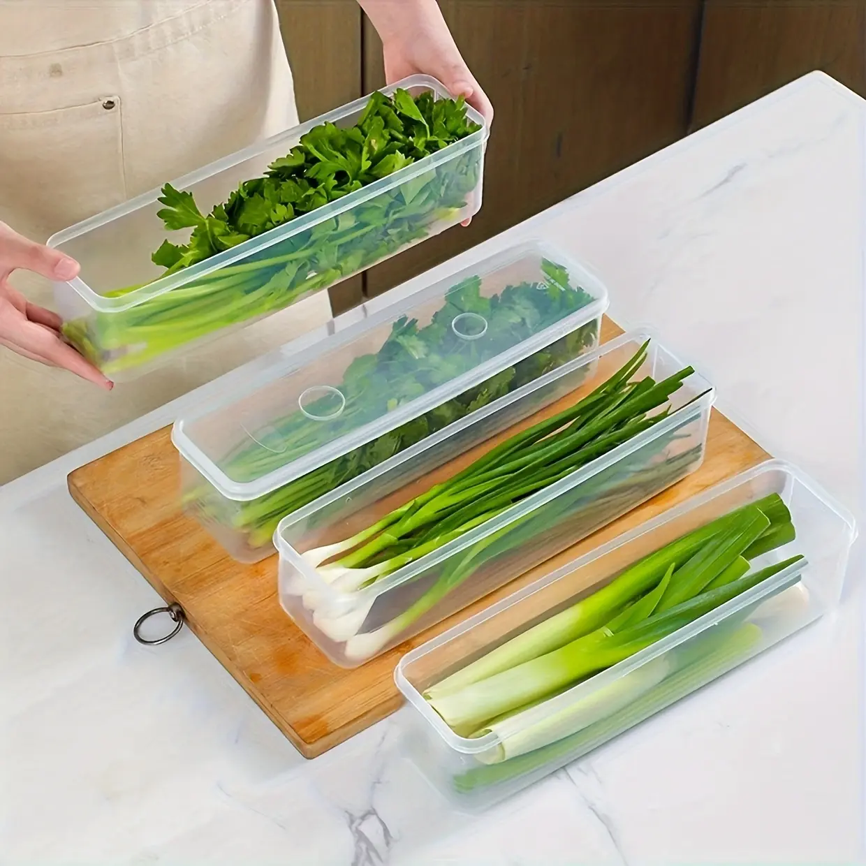 Kitchen Noodle Spaghetti Container Household Cereal Preservation Storage Box with Cover Spaghetti Box Kitchen Food Container