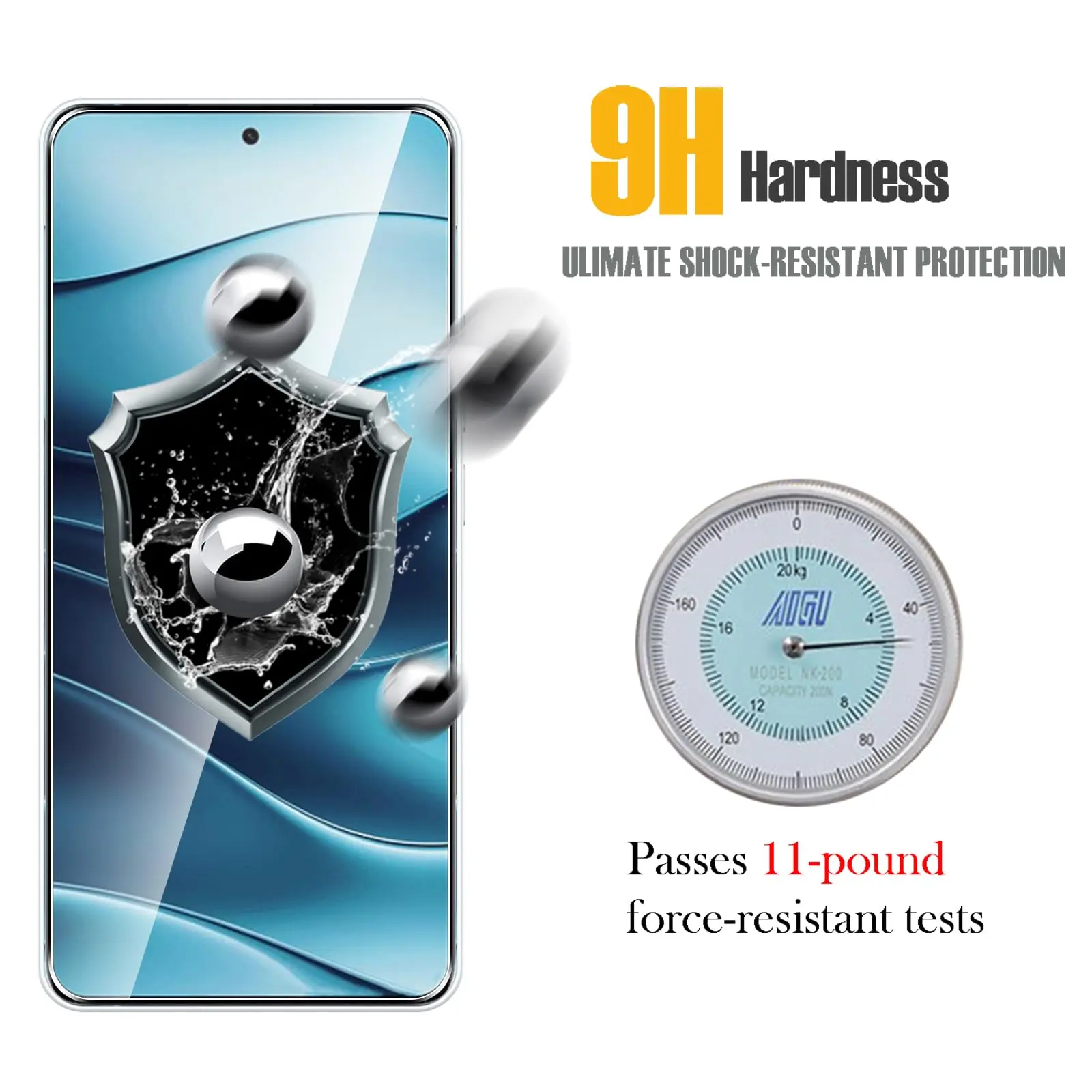 Screen Protector For Redmi Note 14 6.67 inch Xiaomi, Tempered Glass HD Crystal  9H Anti Scratch Case Friendly High Aluminum