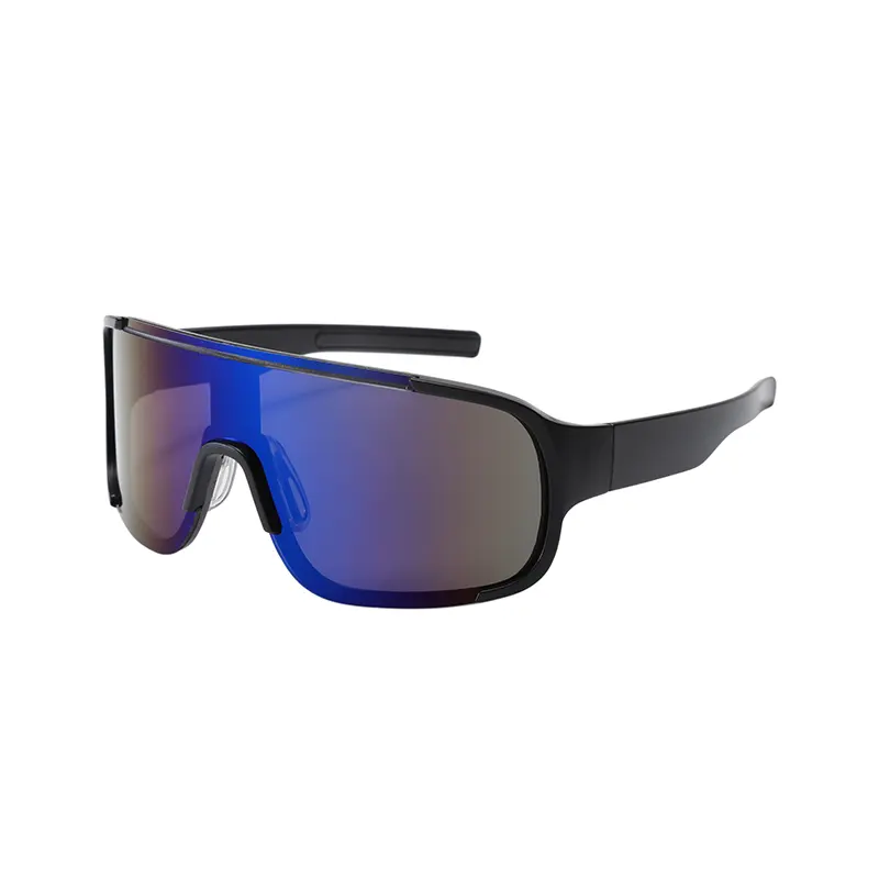 New Large Frame Sunglasses, Riding Windproof Glasses, Mountaineering Running Colorful Trendy Eye Protection Sunglasses 66307