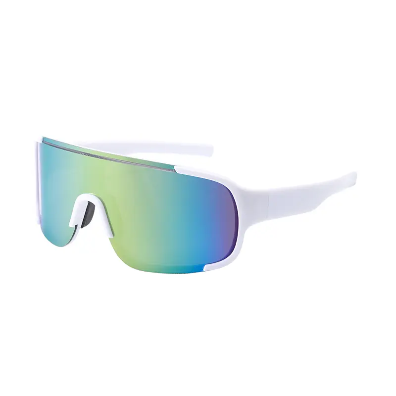 New Large Frame Sunglasses, Riding Windproof Glasses, Mountaineering Running Colorful Trendy Eye Protection Sunglasses 66307