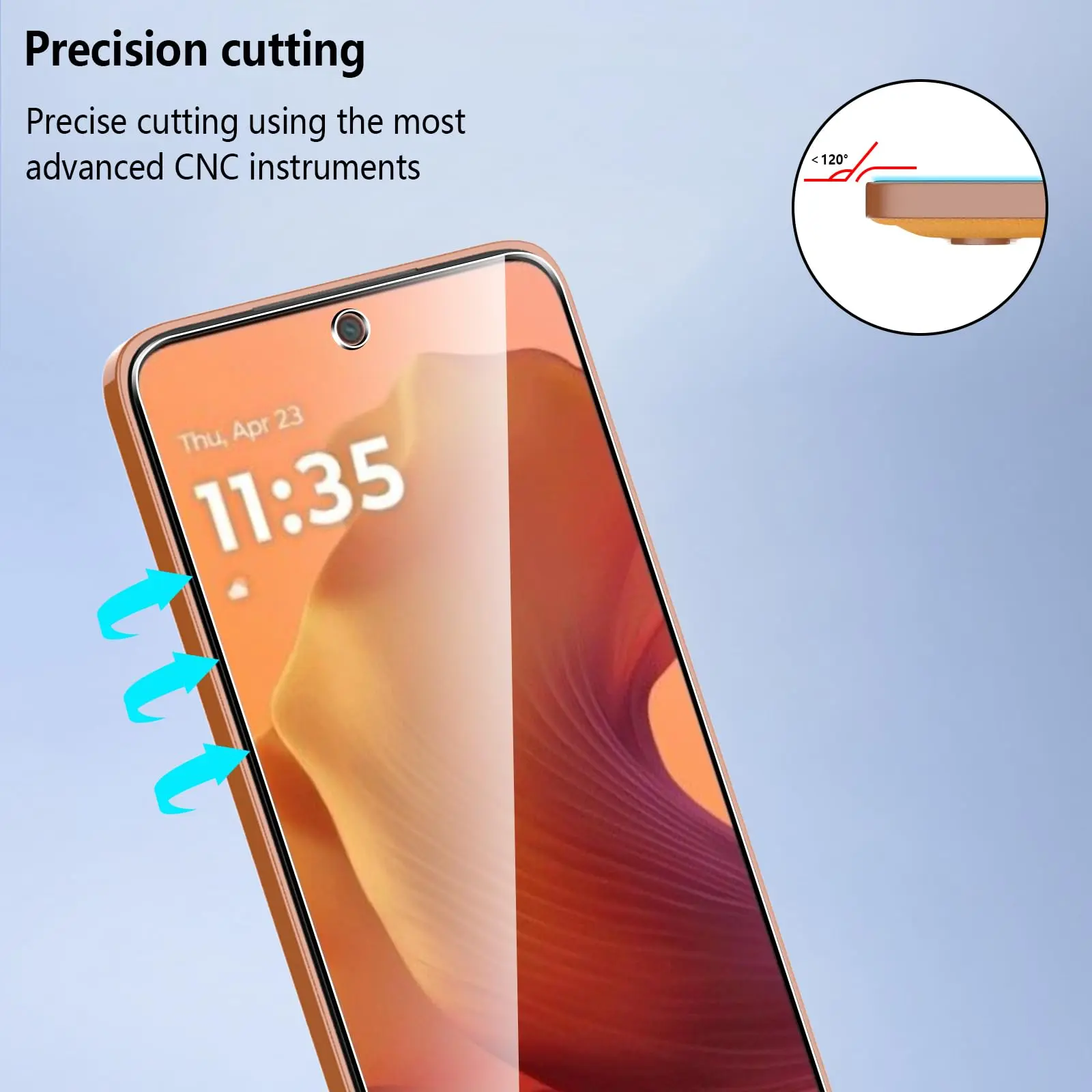 Screen Protector For Motorola Moto G15 6.72 inch Tempered Glass HD Crystal Mica 9H Anti Scratch Case Friendly Clear
