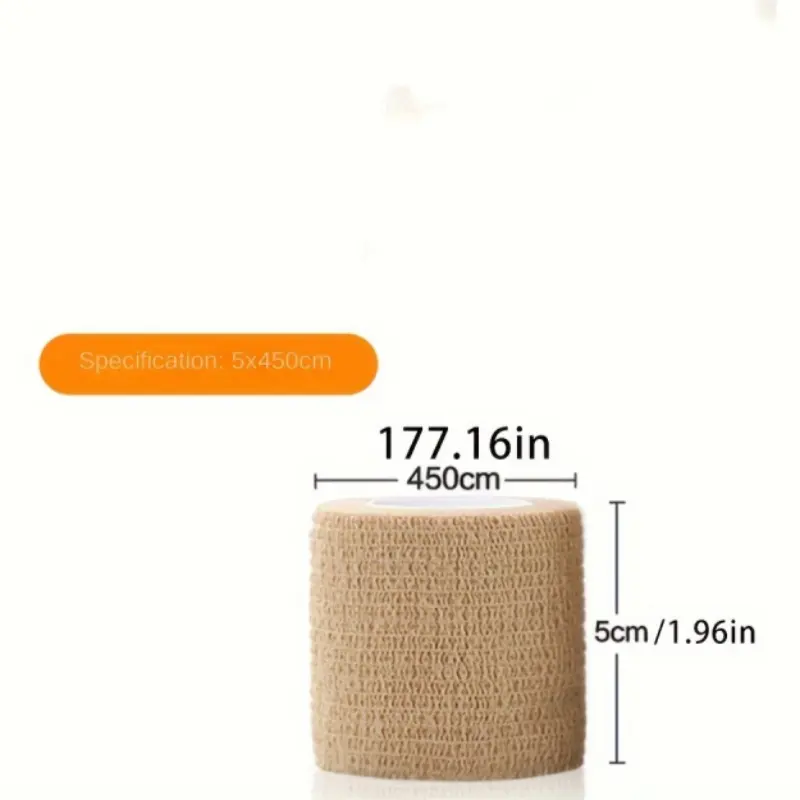 10 Rolls Athletic Wrap Tape Self Adhesive Elastic Bandage Elastoplast Sports Protector Knee Finger Shoulder Tattoo Accessories