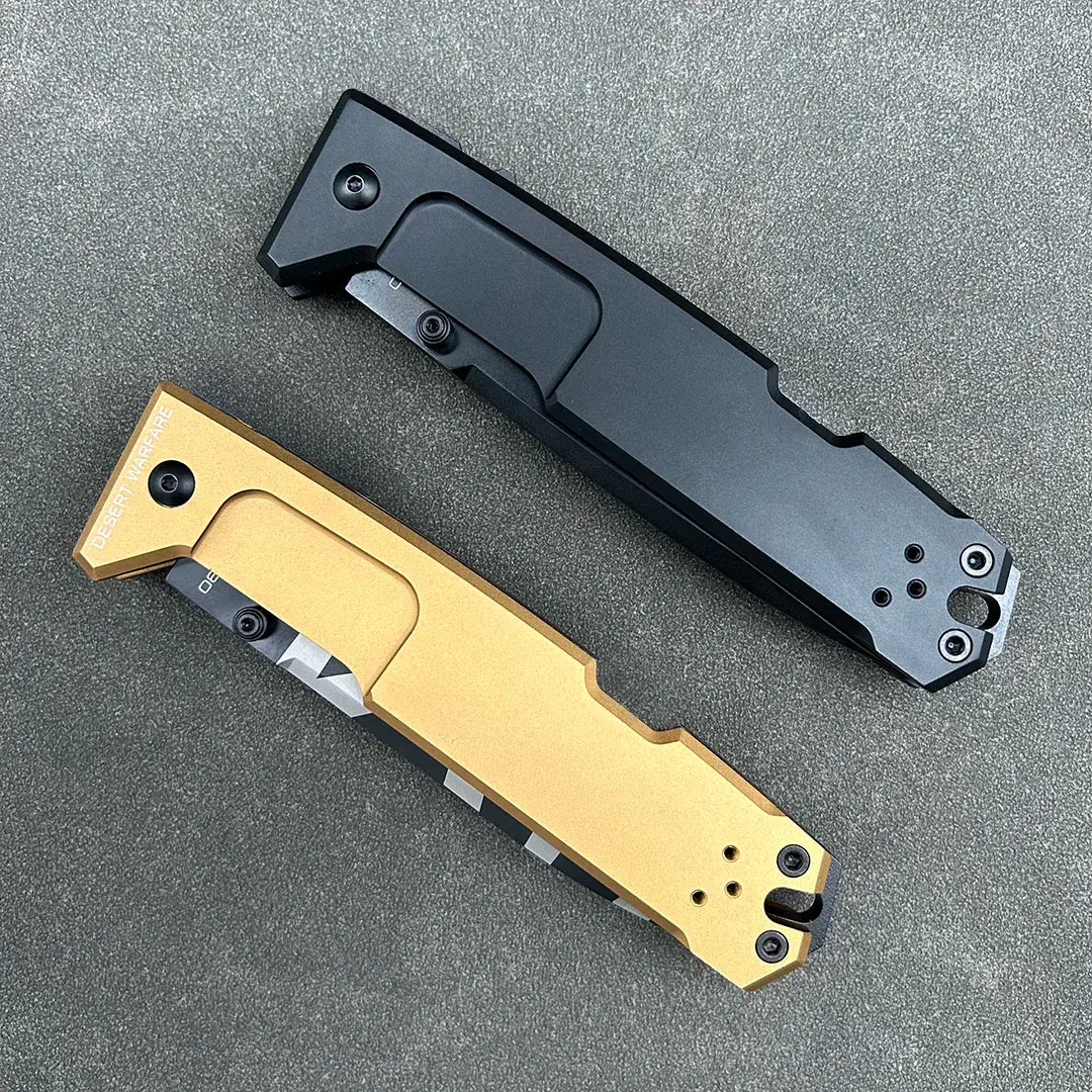 Extr RatioFolding Knife High Hardness Outdoor Survival EDC Tool CNC Aluminum Handle Tactical gear Combat Defense knives