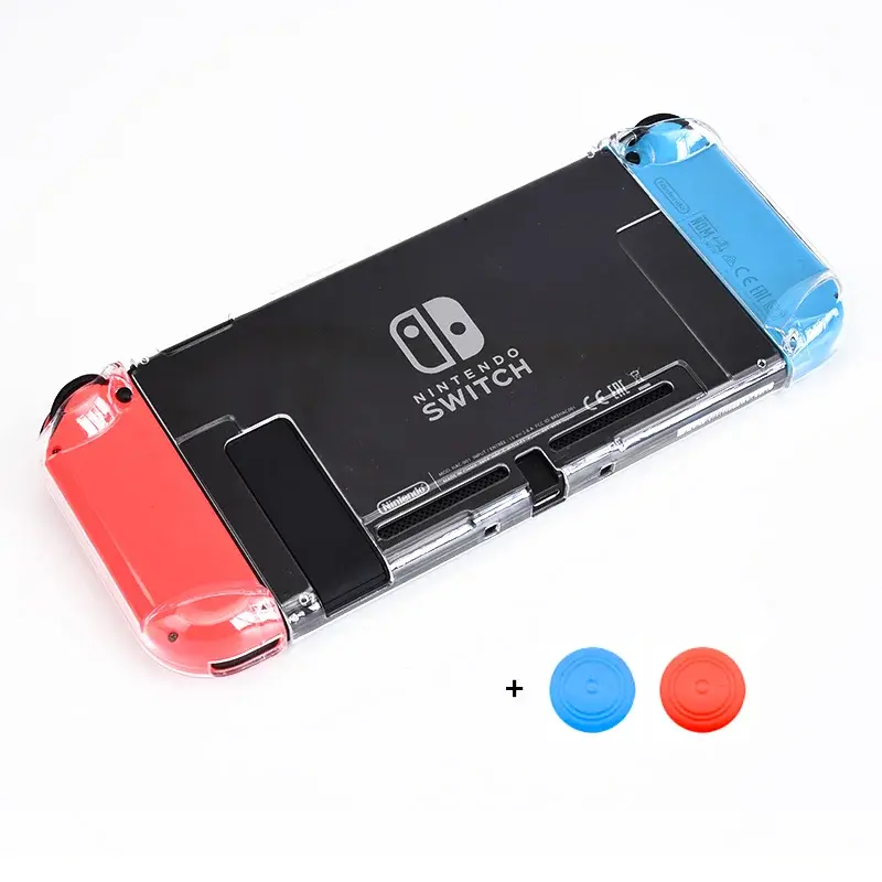 Transparent Protective Case Compatible-Switch Hard Shell Protector Cover Skin For Switch Accessories