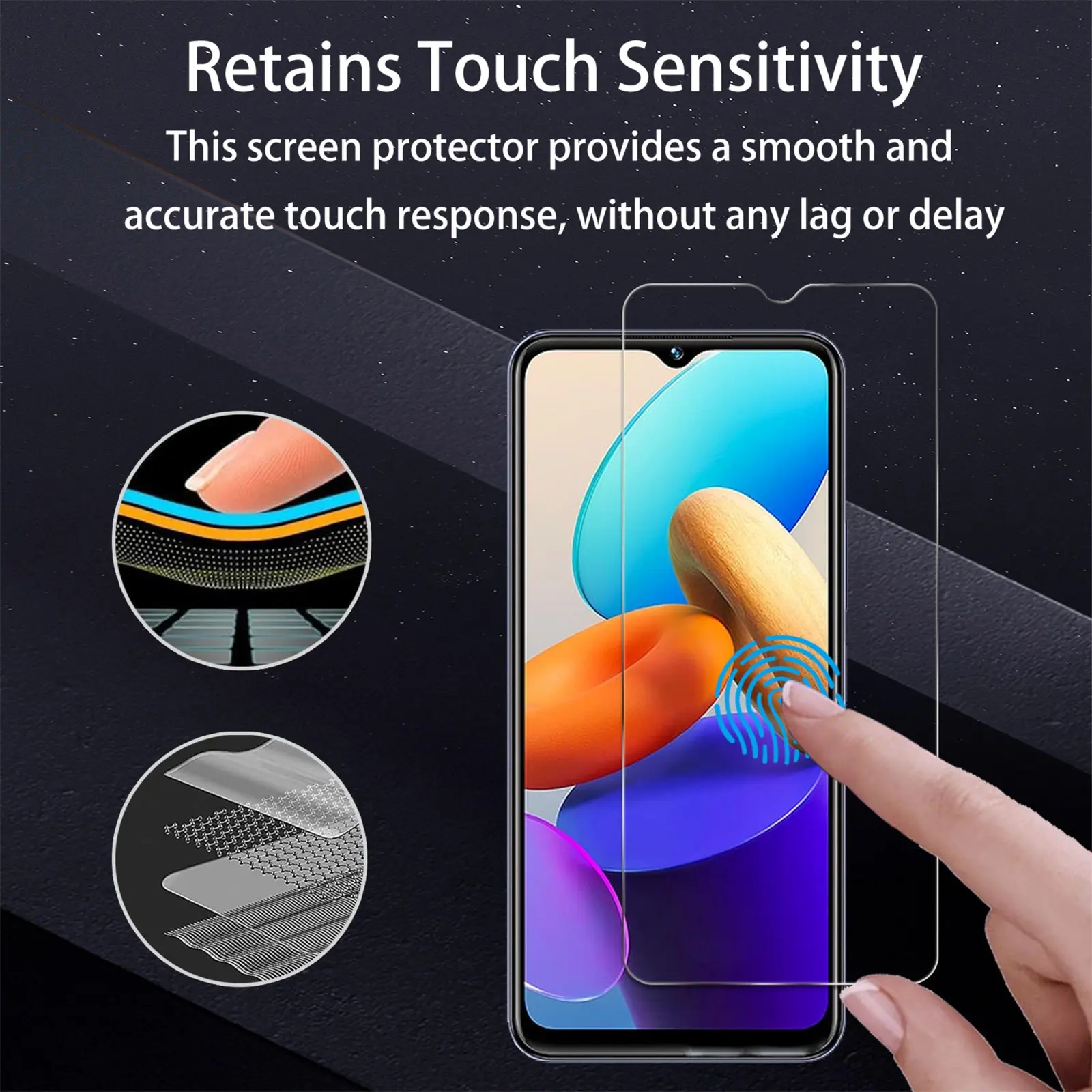 Screen Protector For VIVO Y28, Tempered Glass HD Crystal 9H High Aluminum Anti Scratch Case Friendly Selection