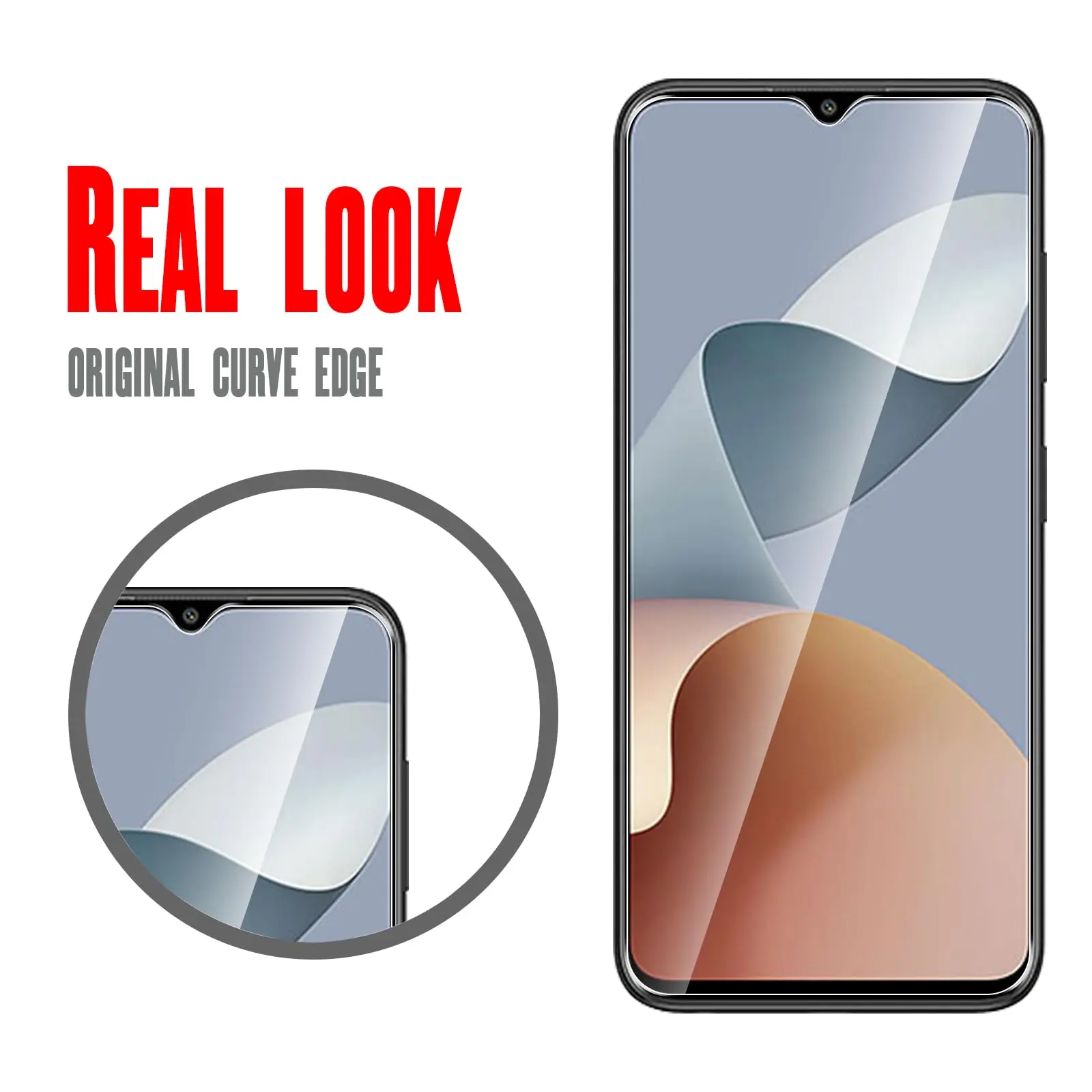 Screen Protector For ZTE Blade A54, Tempered Glass HD Crystal 9H High Aluminum Anti Scratch Case Friendly