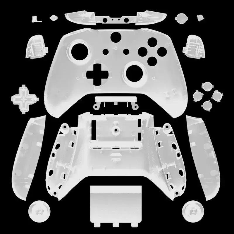 Shell Full Set For Xbox One Slim Controller Housing Joystick Replacement Case Cover Skin Repair Parts Accessories