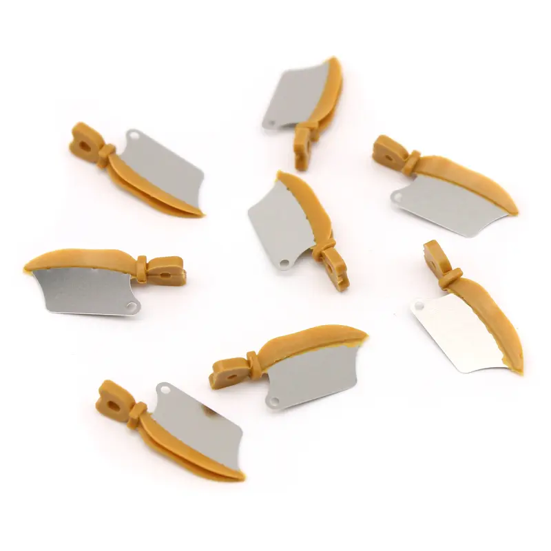 50Pcs/Box Dental Wedge Prime Teeth Interproximal Wedge Guard With Metal Plastic Wedge Knife With Dental Steel Matrix S/M/L