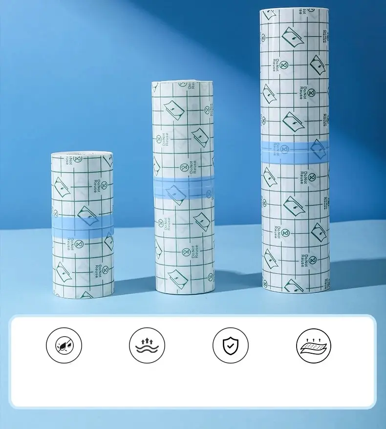 Waterproof Film PU Tape for Aftercare Protective Skin Healing Tattoo Adhesive Bandages Repair